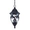Homeroots 19.5 x 9 x 9 in. Capri 3-Light Black Coral Hanging Light 397982 - alternate 5